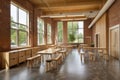 adaptive reuse of abandoned school building into community center