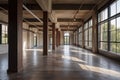 adaptive reuse and renovation project transforms cavernous warehouse into open, bright space perfect for offices