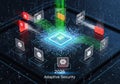 Of adaptive security system with ai technology for data protection in 2026 Royalty Free Stock Photo