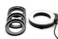 Adaptor rings for ring flash and objective