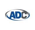 ADC monogram initial Logo