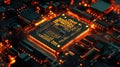 adc scanning microcontroller Royalty Free Stock Photo