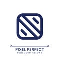 Add background pixel perfect linear ui icon Royalty Free Stock Photo