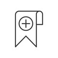 Add Bookmark Icon Royalty Free Stock Photo
