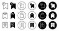 Add bookmark icon Outline flat Icon Royalty Free Stock Photo