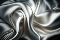Add A Chic Touch To Any Outfit Silver Silk Fabric Feel Look Fabulous. Generative AI