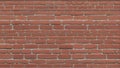 Seamless Red Brick Wall Texture for Interior Design Mockups. AI Generation Royalty Free Stock Photo