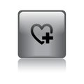 Add favorite icon web button Royalty Free Stock Photo