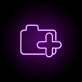 add folder icon. Web icons universal set for web and mobile Royalty Free Stock Photo