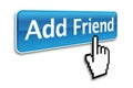 Add friend icon Royalty Free Stock Photo