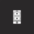 add icon. Filled add icon for website design and mobile, app development. add icon from filled ui mobile collection isolated on Royalty Free Stock Photo