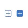 Add outline and flat icon