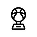 Simple Basketball Trophy essential icon Royalty Free Stock Photo