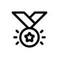 Simple Champion Medal essential icon