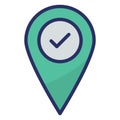 Add Location  Isolated Isolated Vector Icon easily editable easily editable Royalty Free Stock Photo