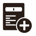 Add New Document Vector Icon Royalty Free Stock Photo