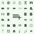 add playlist icon. web icons universal set for web and mobile Royalty Free Stock Photo