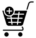 Add product, add shopping Isolated Vector Icon That can be very easily edit or modified. Add product, add shopping Isolated Vect Royalty Free Stock Photo