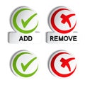 Add remove circular item