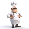 Cartoon 3d character of chef