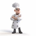 Cartoon 3d character of chef