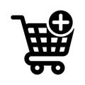 Add to cart icon, adding Shopping cart