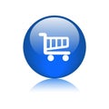 Add to cart icon web button Royalty Free Stock Photo