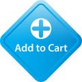 Add to cart icon web button Royalty Free Stock Photo