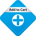 Add to cart icon web button Royalty Free Stock Photo