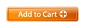 Add to cart icon web button Royalty Free Stock Photo