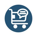 Add to cart Isolated Vector icon which can easily modify or edit Royalty Free Stock Photo