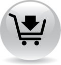 Add to cart web button Royalty Free Stock Photo