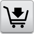 Add to cart web button Royalty Free Stock Photo