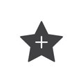 Add to favorites icon vector