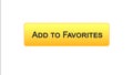 Add to favorites web interface button orange color, bookmark service, choice