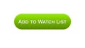Add to watch list web interface button green color, favorite films online