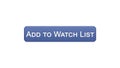 Add to watch list web interface button violet color, favorite films online