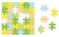 Add together puzzles - vector task