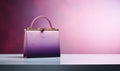 Unleash Your Inner Fashionista with this Stunning Purple Handbag on Display!