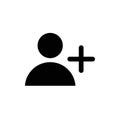 Add User Icon. Vector people icon. New Profile vector icon. Person illustration. Business User Icon. User Group symbol