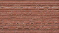 Seamless Red Brick Wall Texture for Video Editing. AI Generation Royalty Free Stock Photo