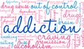 Addiction Word Cloud