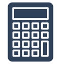 Adding machine Isolated Vector icon that can easily modify or edit Royalty Free Stock Photo