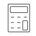 Adding machine Vector icon which can easily modify or edit Royalty Free Stock Photo