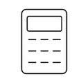 Adding machine Vector icon which can easily modify or edit Royalty Free Stock Photo
