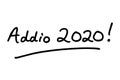 Addio 2020 Royalty Free Stock Photo