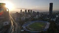 Addis ababa city, aerial view, addis ababa ethiopia, Royalty Free Stock Photo