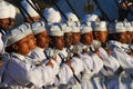 Addis Ababa, Ethiopia: Choir girls singing at Timkat, Epiphany celebrations.