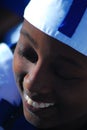 Addis Ababa, Ethiopia: Religious Choir girl smiling