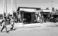 Addis Ababa, Ethiopia, January 30, 2014, Small informal shops on